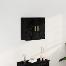   vidaXL Fekete Áfonyás Fali Szekrény - 60x30x60 cm, Műszálas Fából Készült