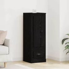   vidaXL Magasfiú fiókkal Fekete tölgy 36 x 35.5 x 103.5 cm Faanyag