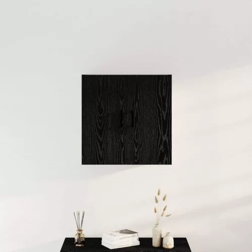 vidaXL Fali szekrény Fekete tölgy 60 x 31 x 60 cm Faanyag