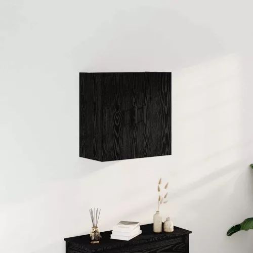 vidaXL Fali szekrény Fekete tölgy 60 x 31 x 60 cm Faanyag