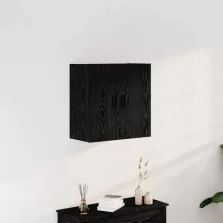 vidaXL Fali szekrény Fekete tölgy 60 x 31 x 60 cm Faanyag