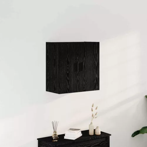 vidaXL Fali szekrény Fekete tölgy 60 x 31 x 60 cm Faanyag