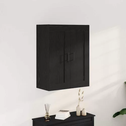 vidaXL Fali szekrény Fekete tölgy 69,5 x 34 x 90 cm Faanyag