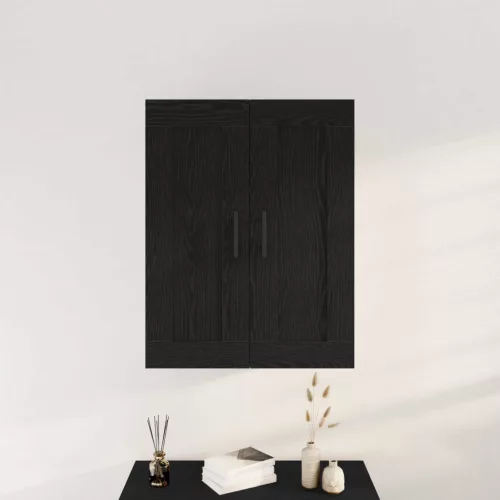 vidaXL Fali szekrény Fekete tölgy 69,5 x 34 x 90 cm Faanyag