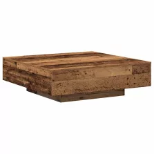 vidaXL Dohányzóasztal Öreg fa 100 x 100 x 31 cm