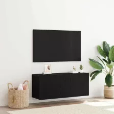   vidaXL TV szekrény garnitúra Fekete tölgy 100 x 30 x 41 cm Faanyag