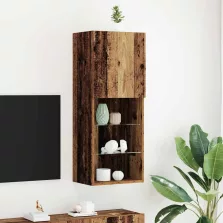   vidaXL TV szekrény garnitúra Öreg fa 40,5 x 30 x 102 cm Faanyag
