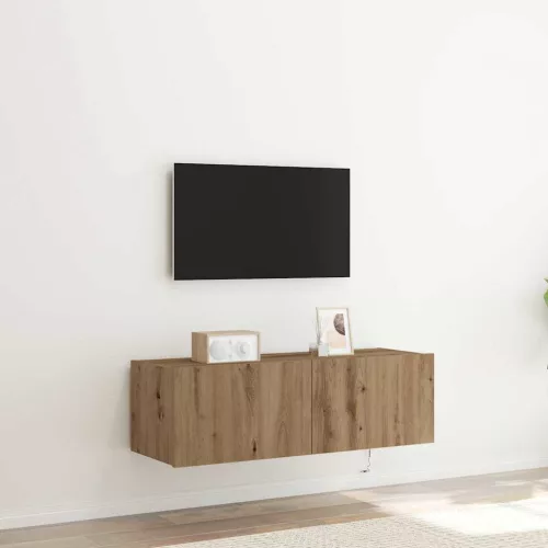 vidaXL TV Fali Szekrény Artisan tölgy 100 x 35 x 31 cm Faanyag
