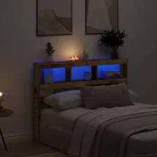   vidaXL antik fa áthidalószekrény LED-világítással 140 x 17 x 102 cm