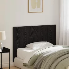   vidaXL Ágy Fejtámla Fekete Tölgy 120x1,5x80 cm Műszakilag kidolgozott Fa