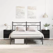   vidaXL Éjjeliszekrény 2 pcs Musta tammi 40 x 35 x 50 cm Faanyag
