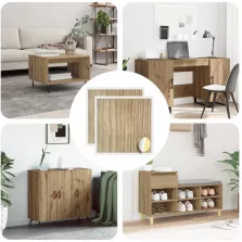   vidaXL Öntapadó csavar borító 2 pcs Artisan tölgy Ø 20 x 0,5 mm