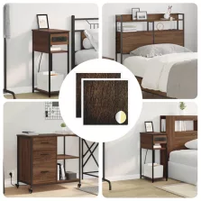   vidaXL Öntapadó csavar borító 2 pcs Barna Tölgy Ø 20 x 0,5 mm