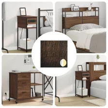   vidaXL Öntapadó csavar borító 12 pcs Barna Tölgy Ø 20 x 0,5 mm