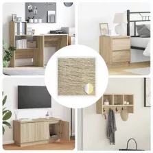   vidaXL Öntapadó csavar borító 12 pcs Sonoma tölgy Ø 20 x 0,5 mm