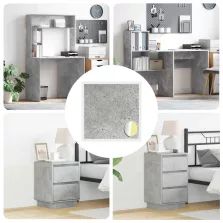   vidaXL Öntapadó csavar borító 12 pcs Beton Szürke Ø 20 x 0,5 mm