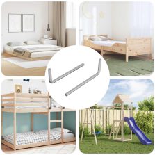 vidaXL Hatos Kulcs 2 pcs Ezüst 32 x 86 mm Acél