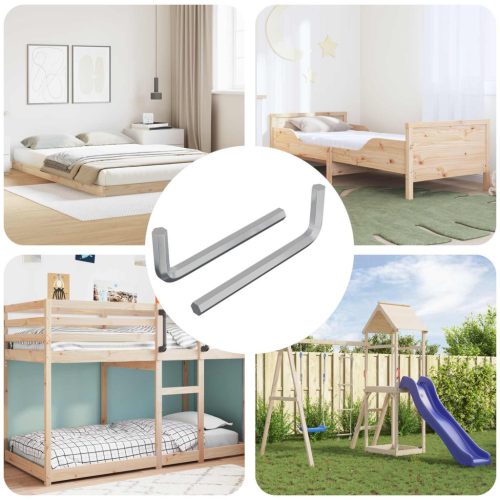 vidaXL Hatos Kulcs 2 pcs Ezüst 32 x 86 mm Acél