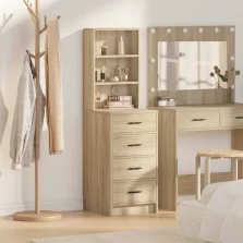   vidaXL Magasfiú fiókkal sonoma tölgy 40 x 41 x 135 cm Faanyag