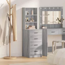   vidaXL Magasfiú fiókkal Szürke sonoma 40 x 41 x 135 cm Faanyag