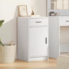 vidaXL Széf fiókkal Fehér 40 x 40.5 x 75 cm Faanyag