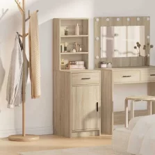   vidaXL Magasfiú fiókkal Sonoma tölgy 40 x 40,5 x 135 cm Faanyag