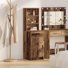   vidaXL Magasfiú fiókkal Öreg fa 40 x 40,5 x 135 cm Faanyag