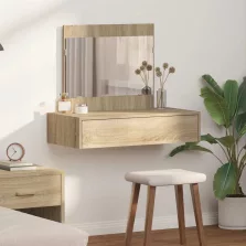   vidaXL Öltözködőasztal fiókkal tárolóval Barna 83 x 40 x 70 cm Faanyag