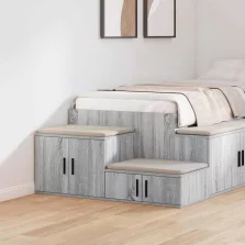   vidaXL Tárolószekrény 2 pcs Szürke Sonoma 108 x 41 x 40 cm Faanyag