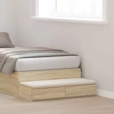   vidaXL Ágyfiókok fiókkal Sonoma tölgy 100 x 36,5 x 16,5 cm Faanyag