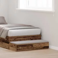   vidaXL Ágyfiókok fiókkal Öreg fa 80 x 36,5 x 16,5 cm Faanyag