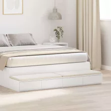   vidaXL Ágyfiókok fiókkal Fehér 150 x 36,5 x 16,5 cm Faanyag