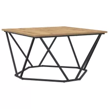   vidaXL dohányzóasztal Mesteri tölgy 80x80x45 cm Mérnöki fa