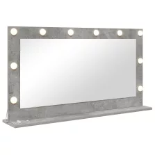   vidaXL pipere tükör Beton szürke 100 x 55 x 18 cm Tükör Pipere tükör