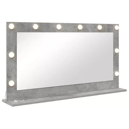 vidaXL pipere tükör Beton szürke 100 x 55 x 18 cm Tükör Pipere tükör