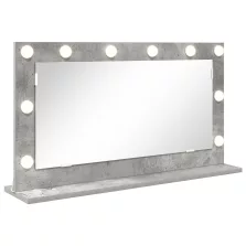   vidaXL pipere tükör Beton szürke Beton 80 x 45 x 18 cm Tükör