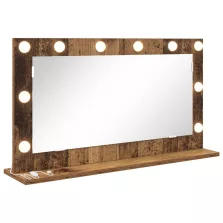   vidaXL Pipere tükör Öreg fa Fa, Üveg 80 x 45 x 18 cm Tükör
