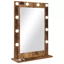   vidaXL Tükörbútor Régi fa Masszív fa 70 x 50 x 18 cm Tükör Tükörbútor