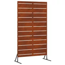   vidaXL Magánszféra Képernyő Szürke 100 x 50 x 180 cm Időjárásálló acél
