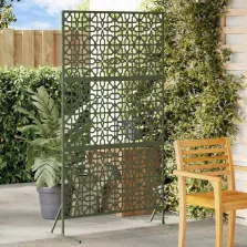   vidaXL Magánszféra Képernyő Olívazöld 100 x 50 x 180 cm Acél