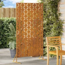 vidaXL Magánfékező 100x50x180 cm, időjárásálló acél