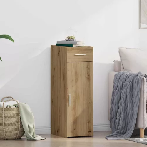 vidaXL Széf fiókkal Artisan tölgy 30 x 42,5 x 93 cm