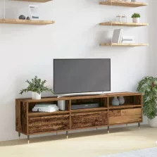 vidaXL TV szekrény Öreg fa 150 x 30 x 45 cm Faanyag