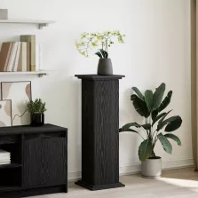   vidaXL Kijelző állvány polcokkal Fekete tölgy 31 x 30 x 90 cm Faanyag