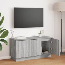   vidaXL TV szekrény Szürke Sonoma 100x38x49 cm Összeszerelt fa