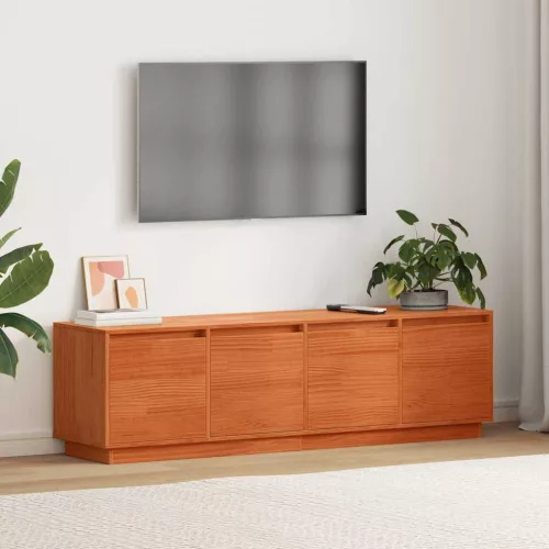 vidaXL TV szekrény Barna 156 x 37 x 45 cm Faanyag