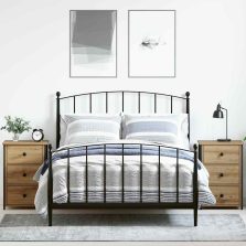 vidaXL Éjjeliszekrény fiókkal 2 pcs Barna 40 x 36 x 60 cm