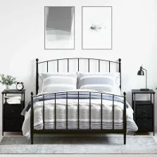   vidaXL Éjjeliszekrény 2 pcs Musta tammi 30 x 60 x 60 cm Faanyag