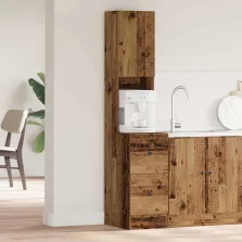   vidaXL Konyhaszekrény fiókkal polcokkal tárolóval ajtóval Régi fa Faanyag