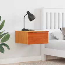   vidaXL Éjjeli asztal fiókkal 2 pcs Faggyú barna 37 x 35 x 18,5 cm